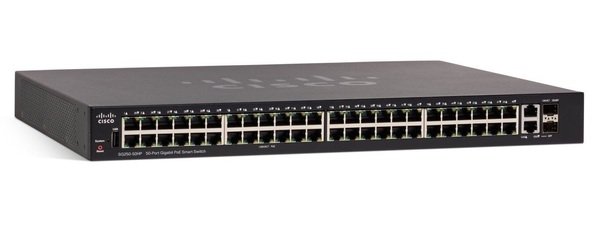 

Коммутатор Cisco SG250-50P 50-Port Gigabit PoE Smart Switch (SG250-50HP-K9-EU)