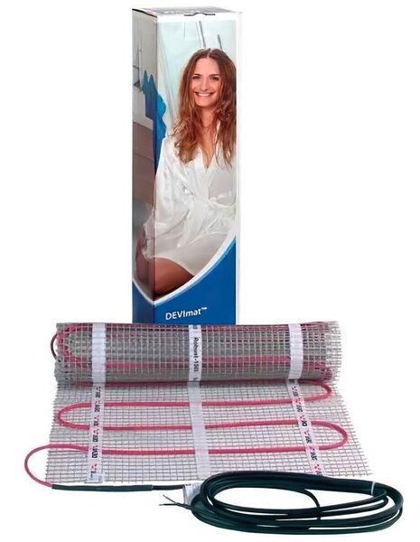 

Теплый пол DEVI Mat 200T двухжильный нагревательный мат 4,3 кв.м (83020742)