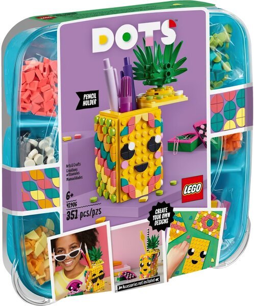 

Конструктор LEGO DOTS Подставка для карандашей «Ананас» (41906)