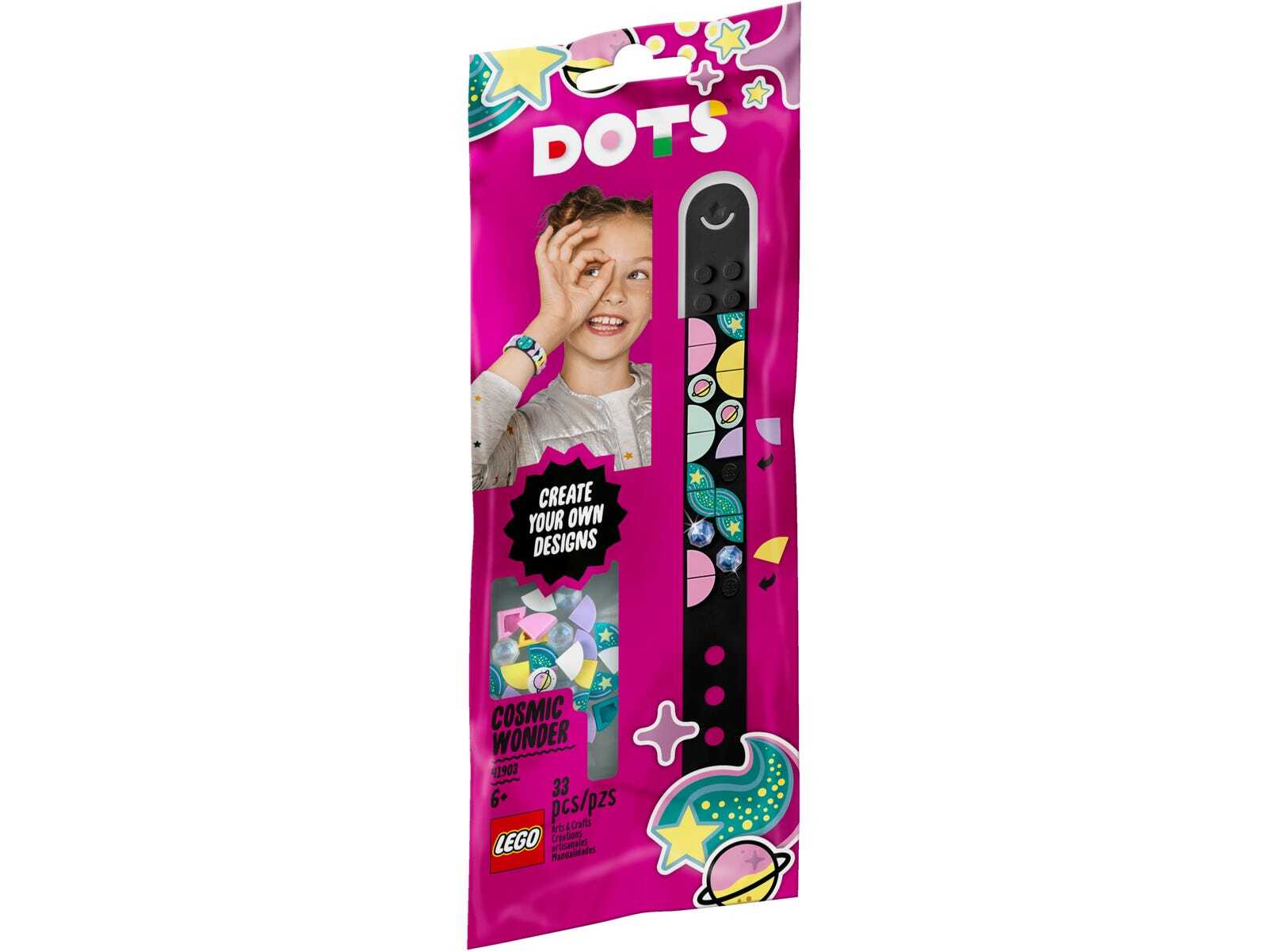 

Конструктор LEGO DOTS Браслет «Космические чудеса» (41903)