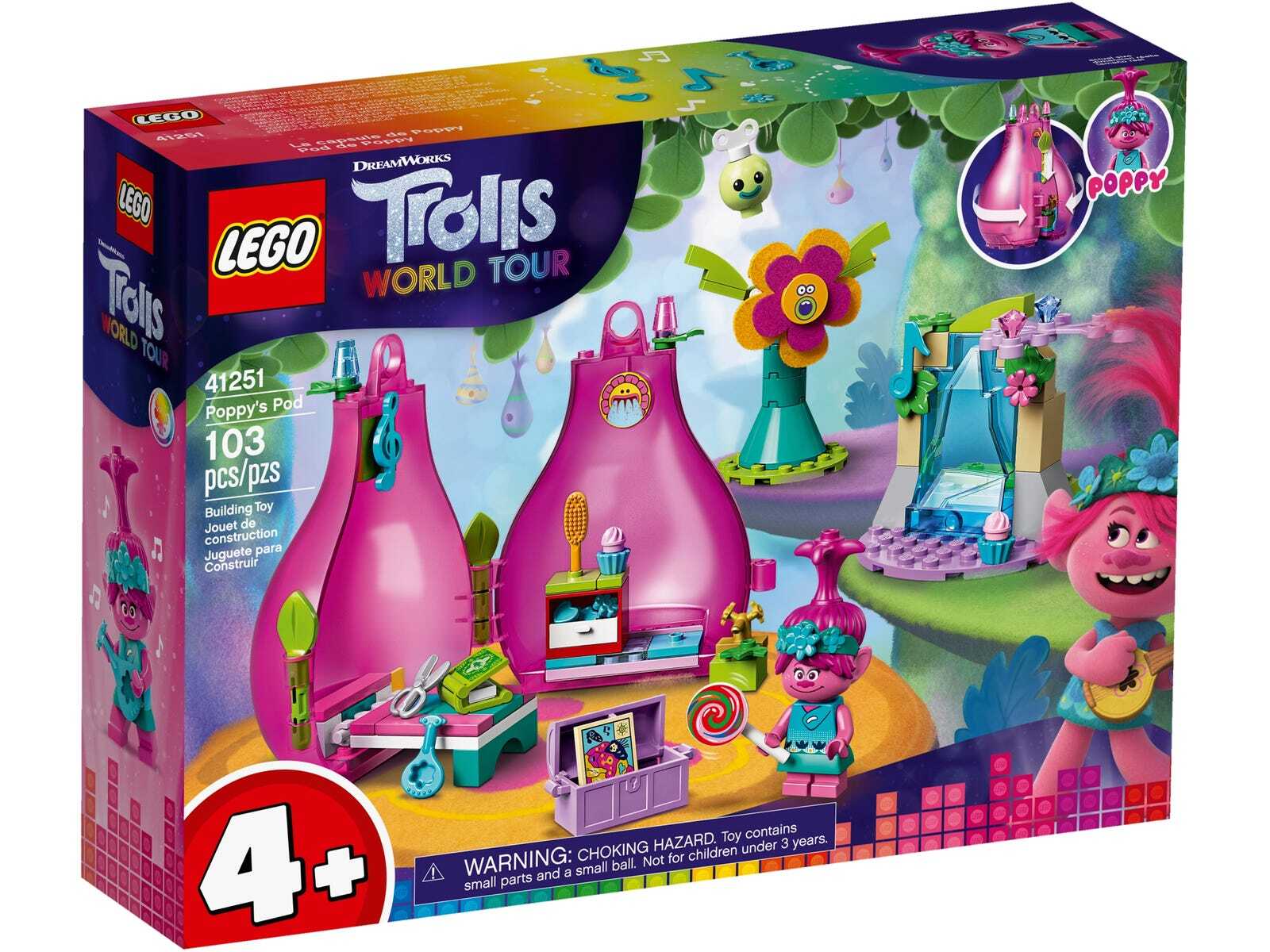 

LEGO 41251 Trolls Домик-бутон Розочки