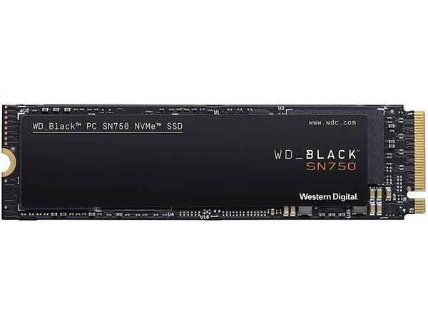 

SSD накопитель WD Black SN750 500GB M.2 NVMe PCIe 3.0 4x 2280 TLC (WDS500G3X0C)