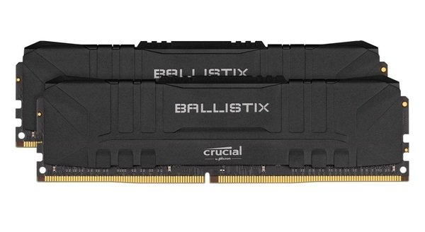 

Память для ПК Micron Crucial DDR4 2400 16GB KIT (8GBx2) Ballistix Black (BL2K8G24C16U4B)
