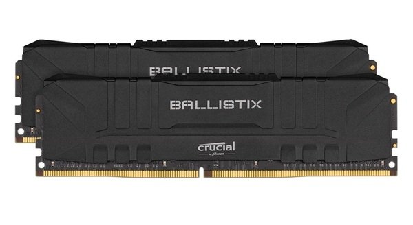 

Память для ПК Micron Crucial DDR4 2666 16GB KIT (8GBx2) Ballistix Black (BL2K8G26C16U4B)