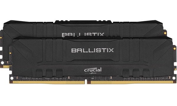 

Память для ПК Micron Crucial DDR4 3200 32GB KIT (16GBx2) Ballistix Black (BL2K16G32C16U4B)