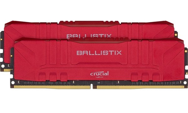 

Память для ПК Micron Crucial DDR4 3200 32GB KIT (16GBx2) Ballistix Red (BL2K16G32C16U4R)