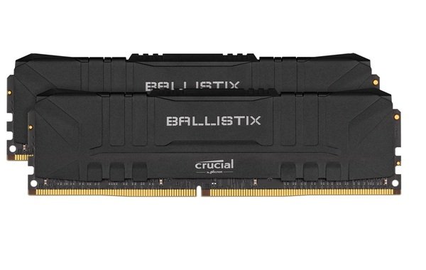 

Память для ПК Micron Crucial DDR4 3600 16GB KIT (8GBx2) Ballistix Black (BL2K8G36C16U4B)