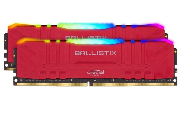 

Память для ПК Micron Crucial DDR4 3600 16GB KIT (8GBx2) Ballistix RGB Red (BL2K8G36C16U4RL)