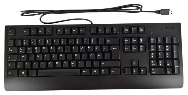 Акція на Клавиатура Lenovo KBBH21 USB Black (SD50W73072) від MOYO