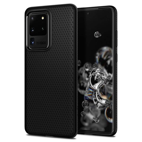 

Чехол Spigen для Galaxy S20 Ultra Liquid Air Matte Black