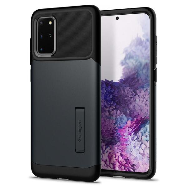 

Чехол Spigen для Galaxy S20+ Slim Armor Metal Slate