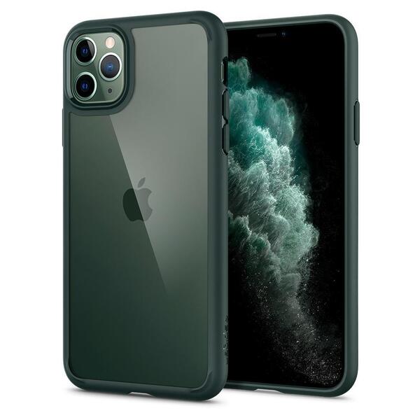 

Чехол Spigen для iPhone 11 Pro Ultra Hybrid Midnight Green