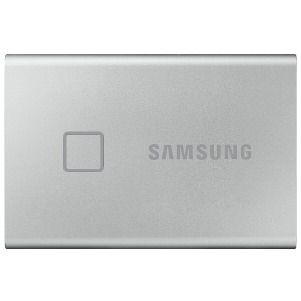 Акція на SSD накопитель SAMSUNG USB 3.2 T7 Touch 500GB Silver (MU-PC500S/WW) від MOYO