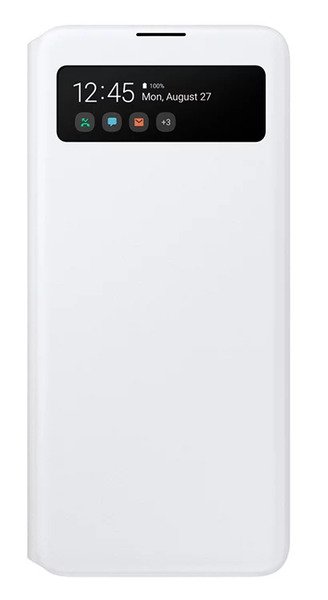 Акція на Чехол Samsung для Galaxy A71 (A715F) S View Wallet Cover White від MOYO
