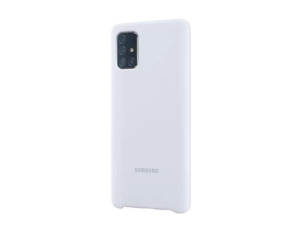 

Чехол Samsung для Galaxy A71 (A715F) Silicone Cover Silver