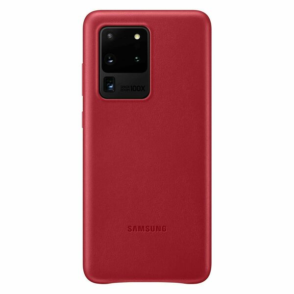 

Чехол Samsung для Galaxy S20 Ultra (G988) Leather Cover Red