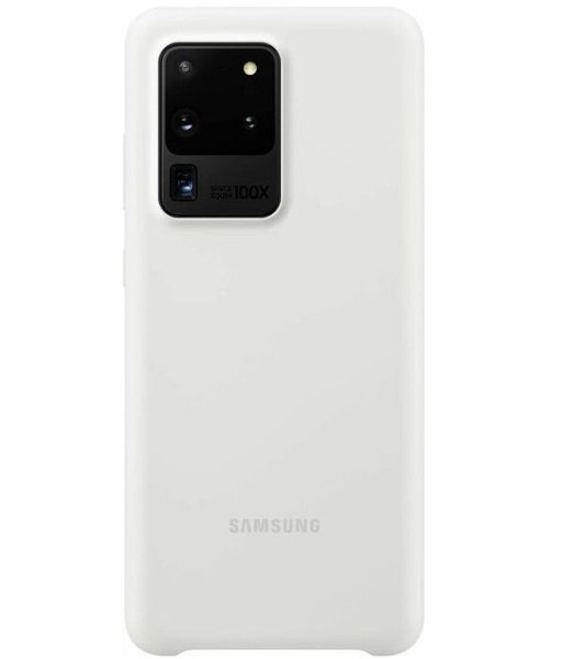 

Чехол Samsung для Galaxy S20 Ultra (G988) Silicone Cover White