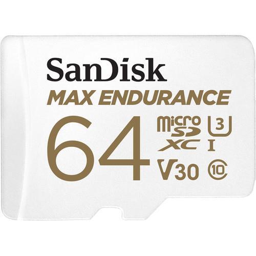 Карта памяти Sandisk microSDXC 64GB Class 10 UHS-I U3 Max Endurance R100/W40MB/s