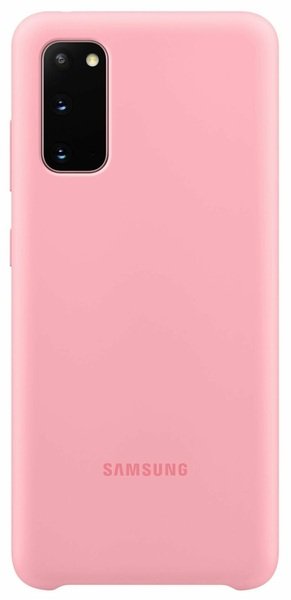 

Чехол Samsung Silicone Cover для Galaxy S20 (G980) Pink