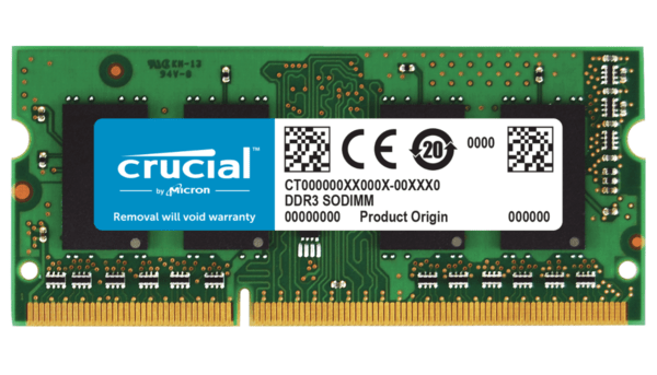 Акція на Память для ноутбука Micron Crucial DDR3 1600 8GB SO-DIMM для Mac від MOYO