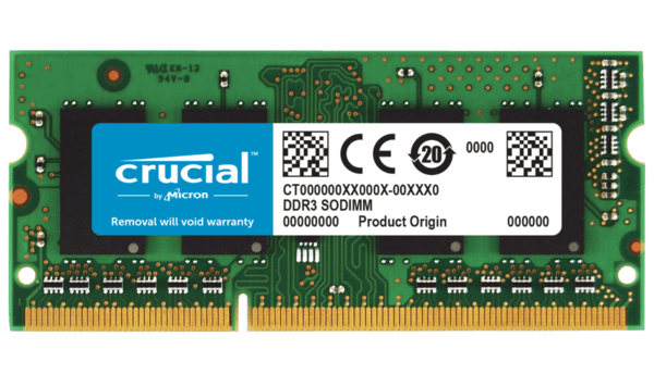 Акція на Память для ноутбука Micron Crucial DDR3 1866 4GB SO-DIMM 1.35/1.5V for Mac від MOYO