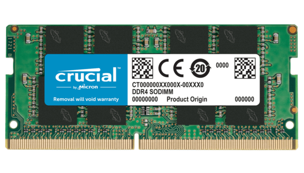 Акція на Память для ноутбука Micron Crucial DDR4 3200 4GB SO-DIMM від MOYO