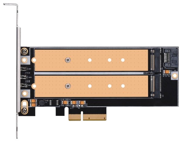 

Плата-адаптер SilverStone PCIe x4 для SSD m.2 NVMe