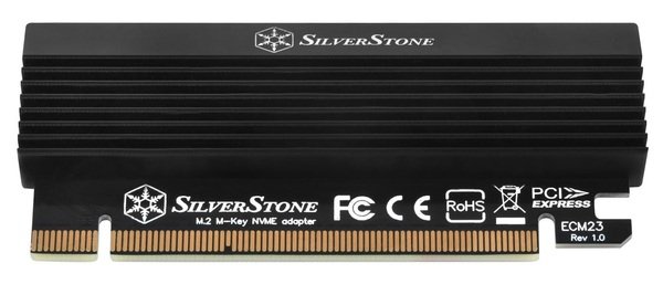 

Плата-адаптер SilverStone PCIe x4 для SSD m.2 SATA + NVMe Thermal Solution