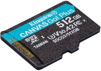 Карта памяти Kingston microSDXC 512GB Canvas Go Plus 170R A2 U3 V30 (SDCG3/512GBSP)