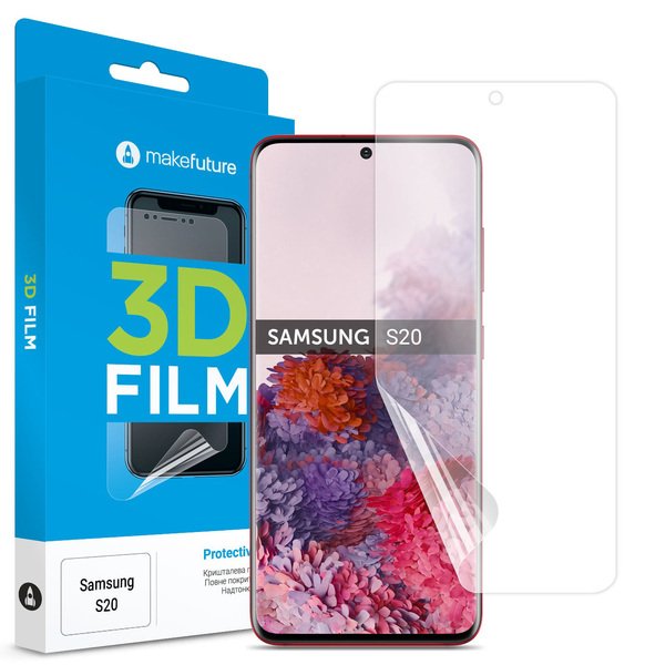 

Защитная пленка MakeFuture для Galaxy S20 (G980) 3D Film