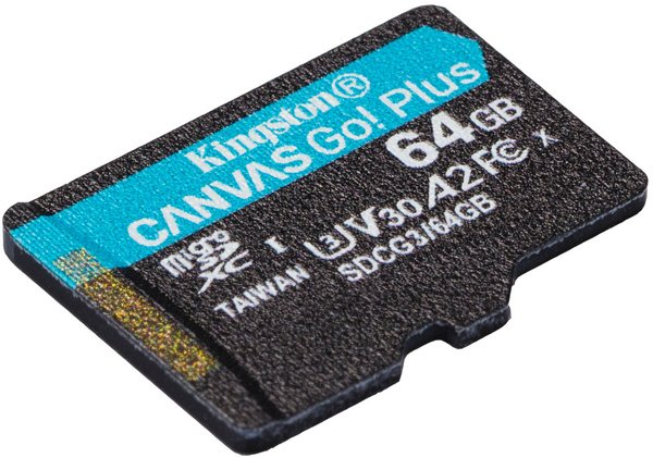 Акція на Карта памяти Kingston microSDXC 64GB Canvas Go Plus 170R A2 U3 V30 (SDCG3/64GBSP) від MOYO