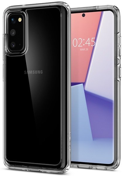 

Чехол Spigen для Galaxy S20 Crystal Hybrid Crystal Clear