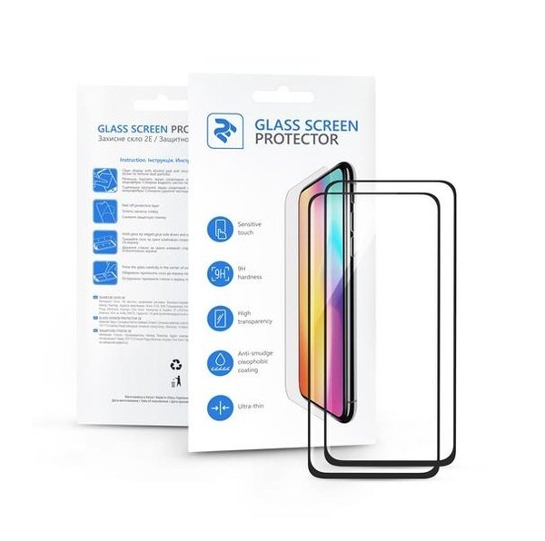 

Комплект защитных стёкол 2E для Galaxy A01 2.5D FCFG Black border