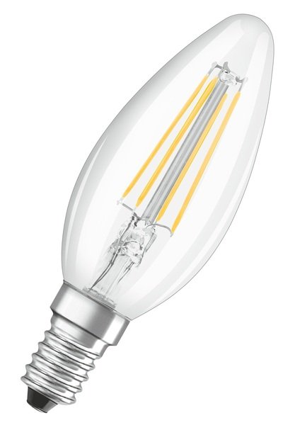 

Лампа светодиодная OSRAM LED Value FILAMENT B40 4W (470Lm) 2700K E14