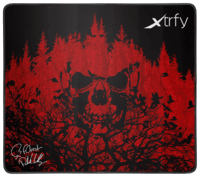 Игровая поверхность Xtrfy XTP1 f0rest Large, Black-Red (XTP1-L4-FO-1)