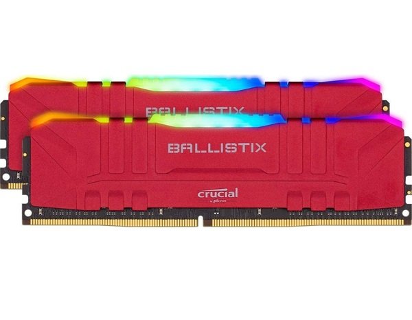 

Память Micron Crucial DDR4 3600 32GB KIT (16GBx2) Ballistix RGB Red