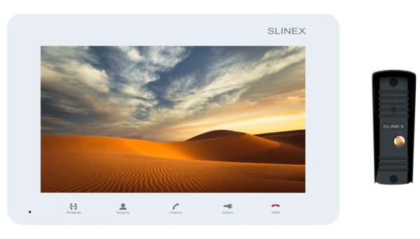 

Комплект видеодомофона Slinex SM-07M White + Панель Slinex ML-16HD Black