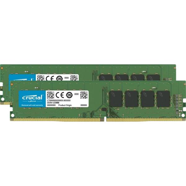 

Память к ПК Micron Crucial DDR4 3200 8GB KIT (4GBx2) (CT2K4G4DFS632A)