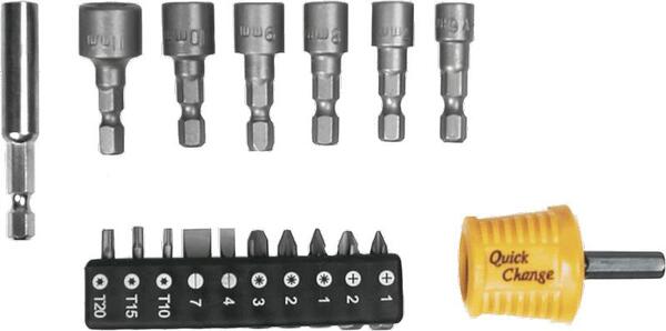 

Набор насадок TOPEX 1/4 " 18шт 39D361