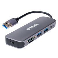 USB-хаб D-Link DUB-1325 2xUSB3.0 1xUSB Type-C 1xSD 1x-microSD USB 3.0