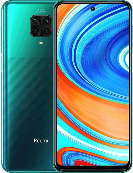 

Смартфон Xiaomi Redmi Note 9 Pro 6/64GB Tropical Green