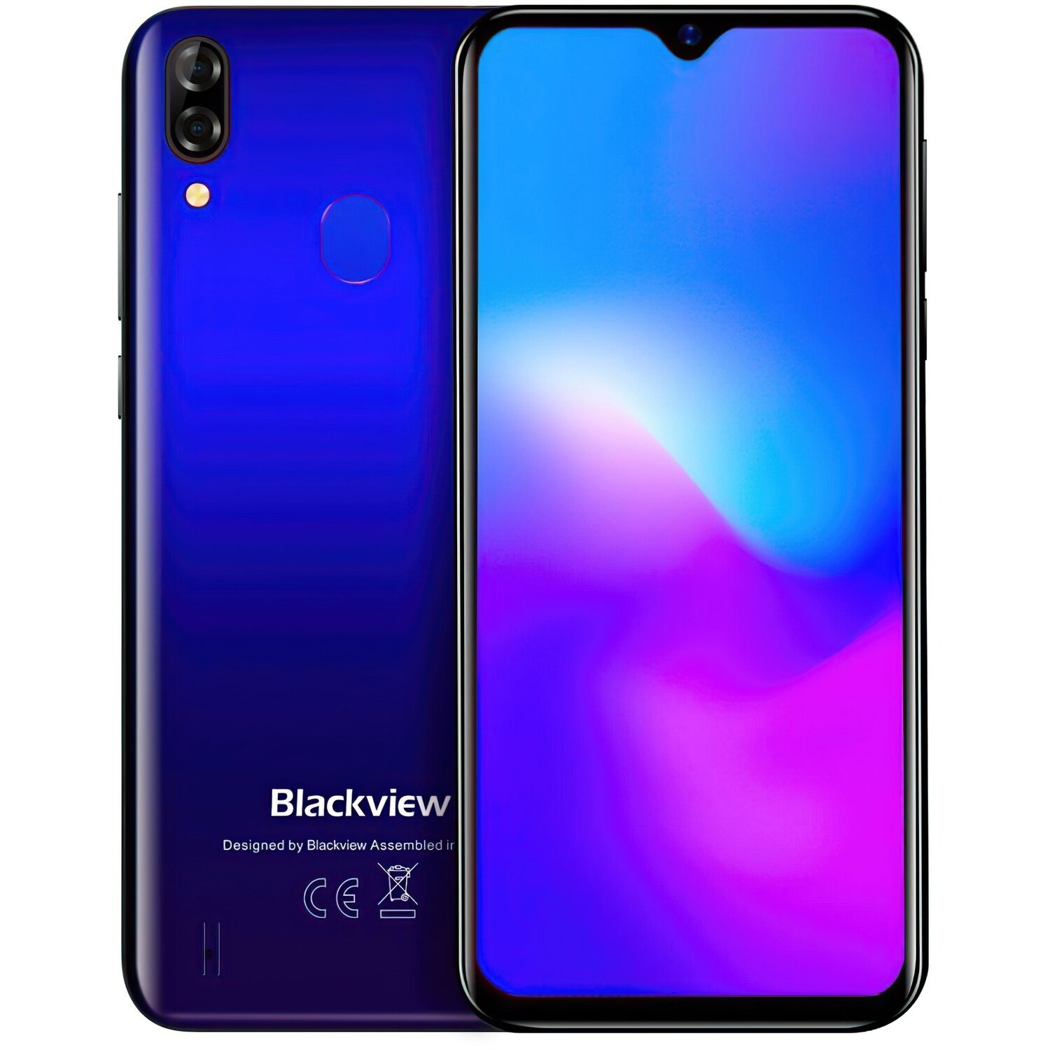 Смартфон Blackview A60 1/16GB Dual SIM Gradient Blue OFFICIAL UA фото 