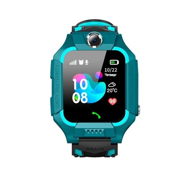 Акция на Детские телефон-часы с GPS трекером GOGPS ME K24 Зеленые от MOYO