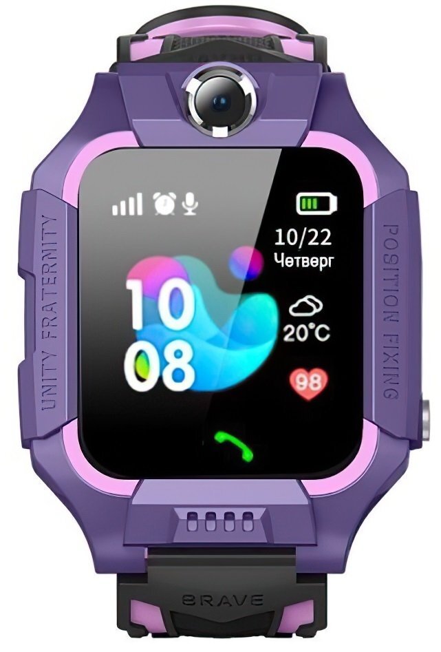 

Детские смарт-часы GOGPS ME с GPS K24 Purple (K24PR)