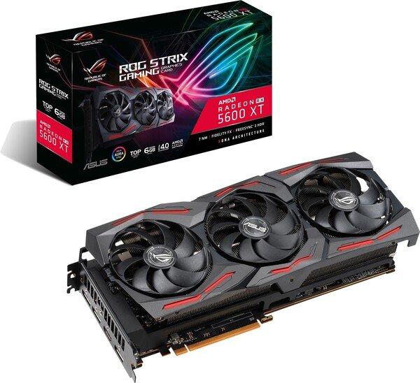 

Видеокарта ASUS Radeon RX 5600 XT 6GB DDR6 STRIX GAMING (STRIX-RX5600XT-T6G-GAM)