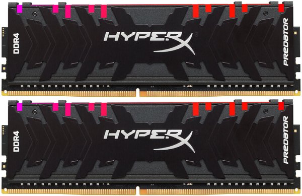 Акція на Память для ПК HyperX DDR4 3200 32GB KIT XMP Predator RGB  (HX432C16PB3AK2/32) від MOYO