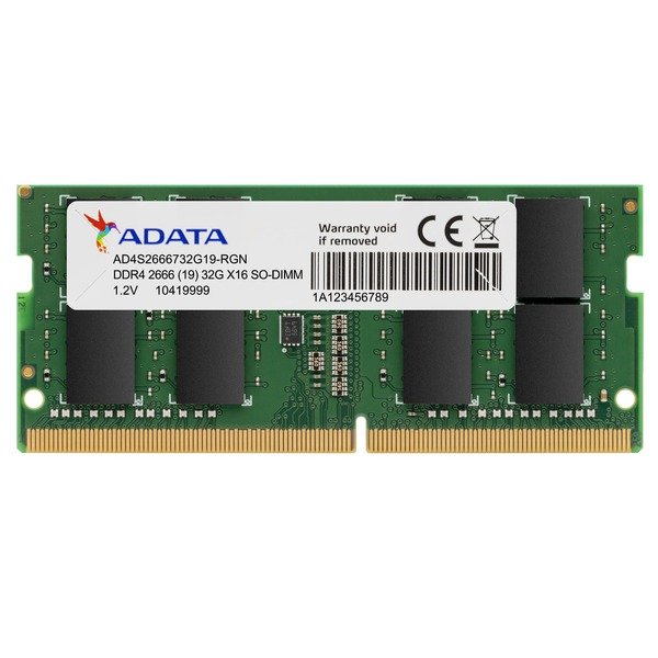 

Память для ноутбука ADATA DDR4 2666 32GB SO-DIMM (AD4S2666732G19-SGN)
