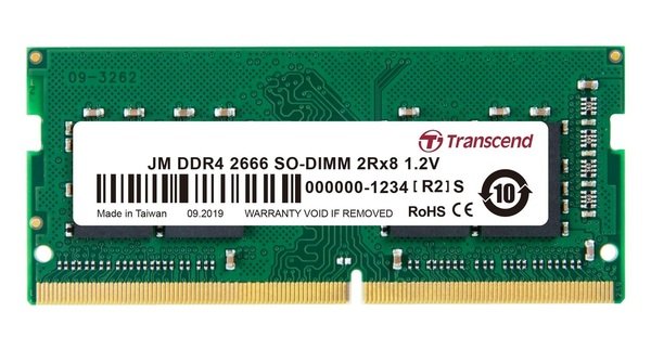 

Память для ноутбука Transcend DDR4 2666 32GB SO-DIMM (JM2666HSE-32G)