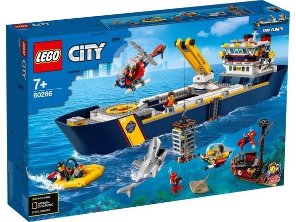 

Конструктор LEGO City Океан: Исследовательское судно (60266)
