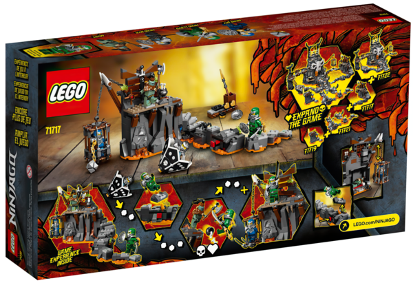 

Конструктор LEGO Ninjago Путешествие в подземелье черепа (71717)